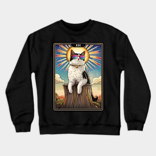 Cat Tarot Paws Of Destiny Crewneck Sweatshirt